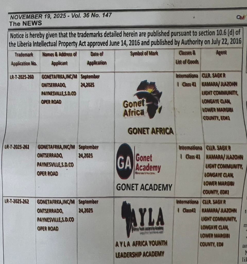 GonetAfrica Inc Secures Official Trademark Registration For GonetAfrica Inc Secures Official Trademark Registration For