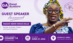 Madam Gbeme Horace-Kollie, Minister of Gender, Children and Social Protection